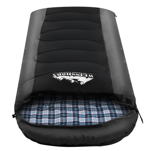 Weisshorn Sleeping Bag Single - Thermal - Black  -20°C