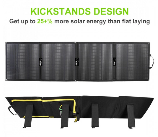 200 Watt Foldable Solar Panel with 20A Solar Controller