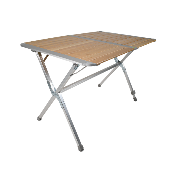 BlackWolf Bamboo Slat Camping Table