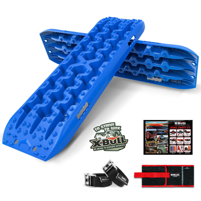 X-BULL Recovery tracks kit Boards 4WD strap mounting GEN3.0 6pcs blue