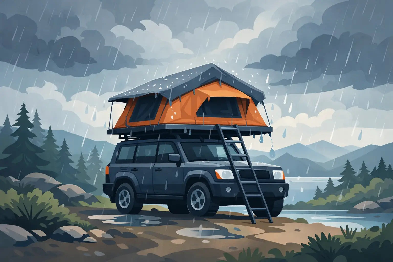 Are Roof Top Tents Waterproof?