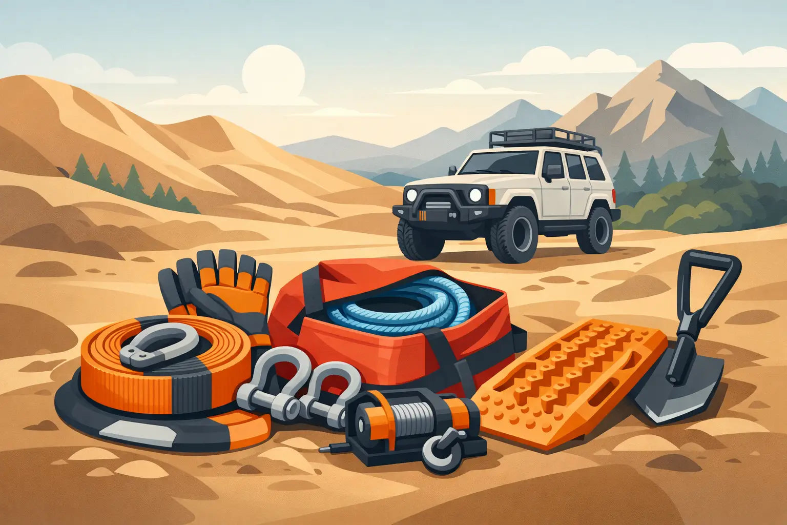 Best Recovery Gear for 4WD Trips