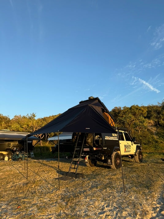 DESERT STORM PRO TOURER - RTT - ROOF TOP TENT WITH ZIP ON ANNEX