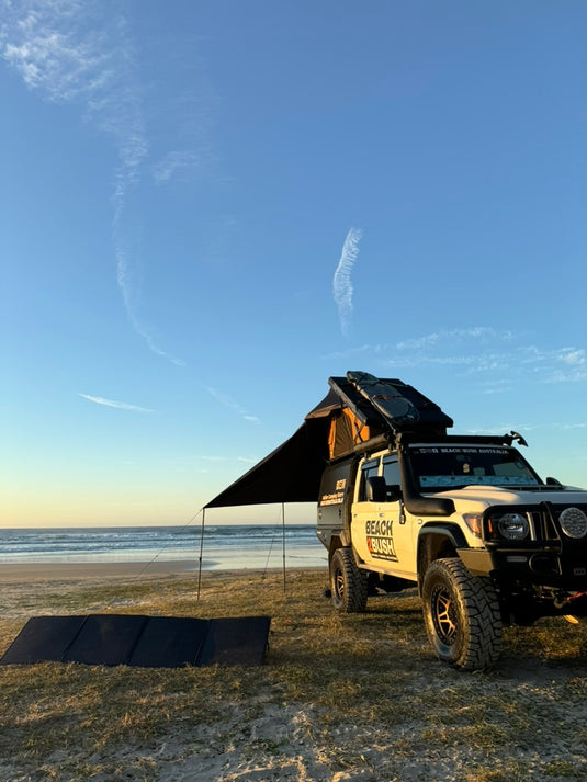 DESERT STORM PRO TOURER - RTT - ROOF TOP TENT WITH ZIP ON ANNEX