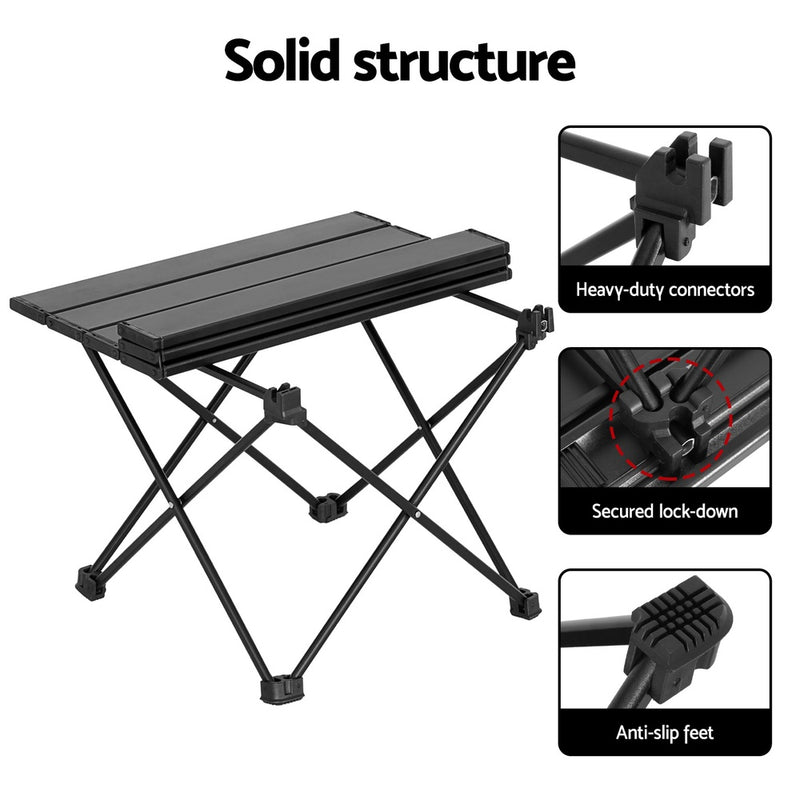 Load image into Gallery viewer, Folding Camping Table 40CM Roll Up
