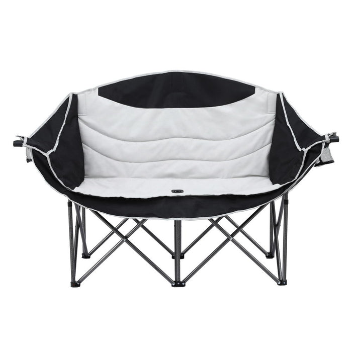 Weisshorn Camping Chair Double Folding Moon Chair Portable Seat 240KG