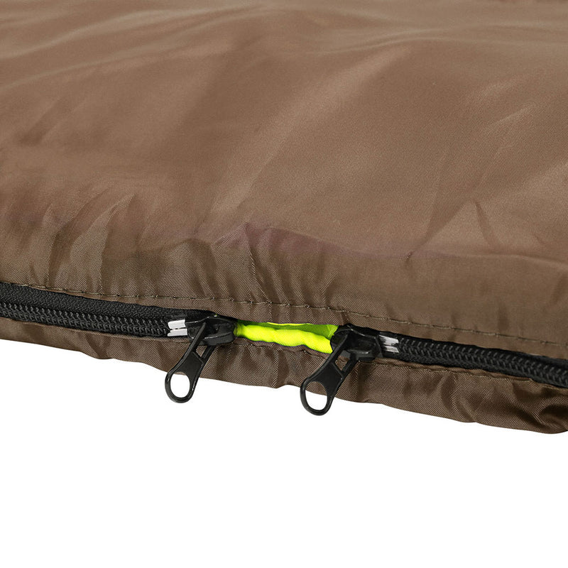 Load image into Gallery viewer, Weisshorn Sleeping Bag Double Bags Thermal - Brown -5°C
