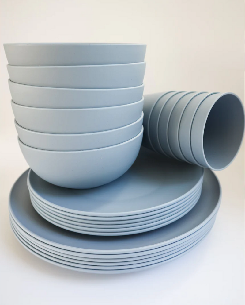 Load image into Gallery viewer, Daisy Graze - 24 Piece PLA Dinnerware Set
