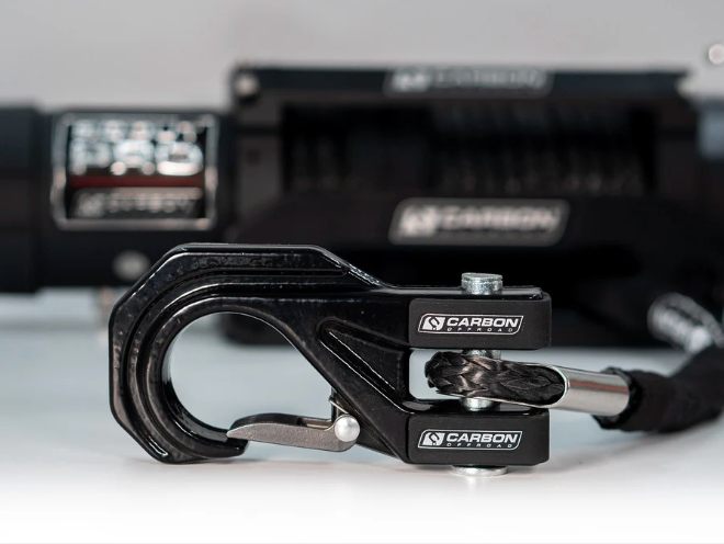 Carbon 12K - 12000lb Winch V3 with MegaPro Hook