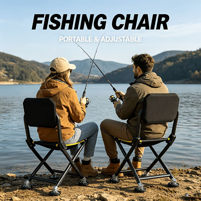 Black folding camping chair, outdoor chair, portable chair, sturdy camping chair, comfortable camping chair, camping furniture Australia