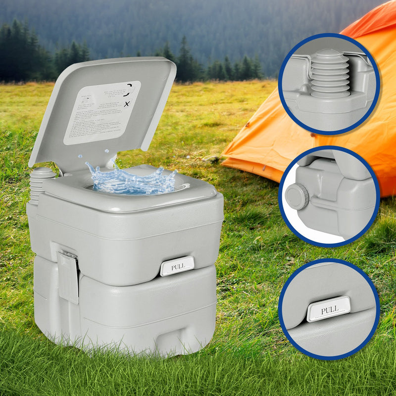 Load image into Gallery viewer, Wallaroo 20l Camping Portable Toilet
