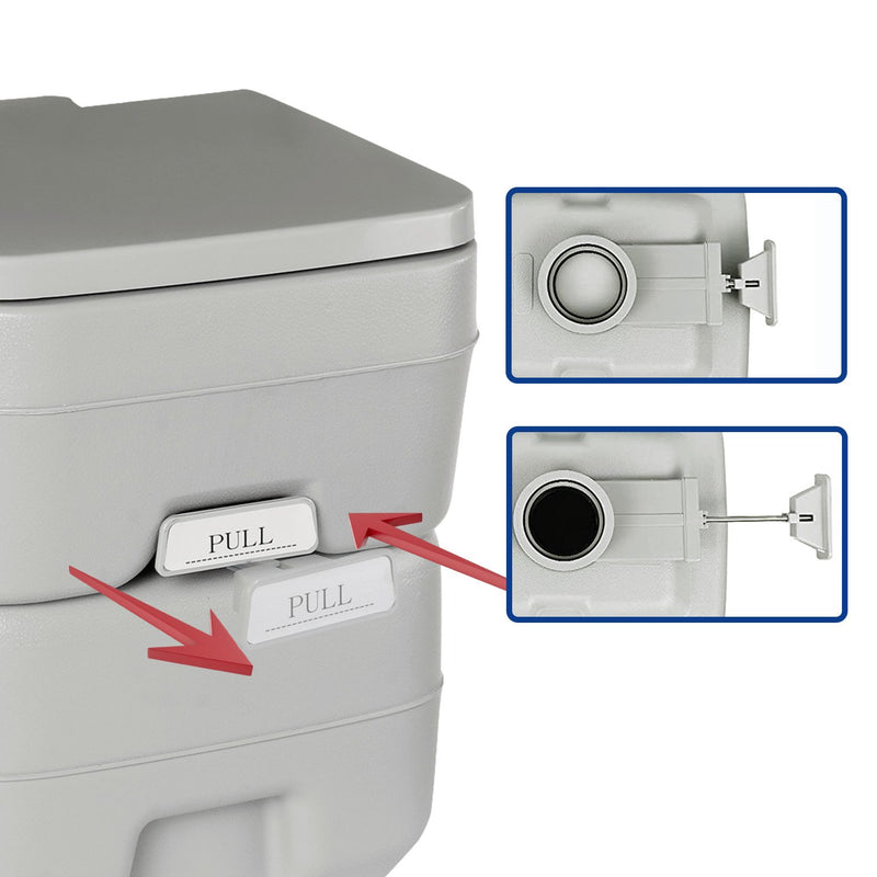 Load image into Gallery viewer, Wallaroo 20l Camping Portable Toilet
