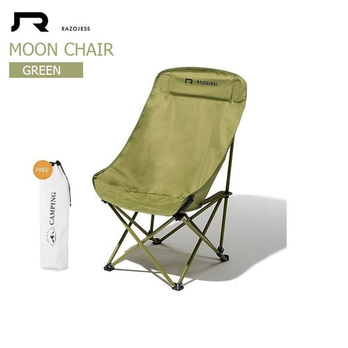 RAZOJESS Enlarged Moon Chair -  Green