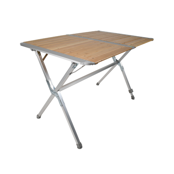 Load image into Gallery viewer, BlackWolf Bamboo Slat Camping Table
