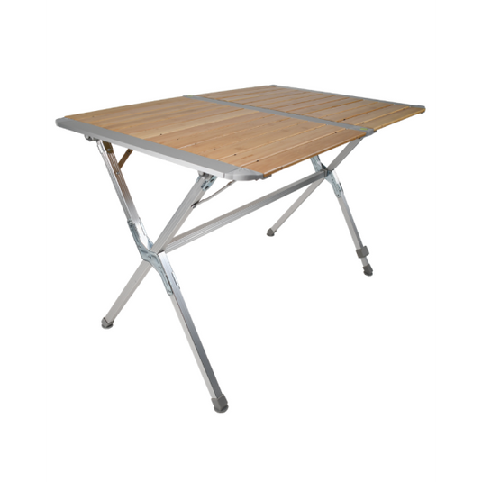 BlackWolf Bamboo Slat Camping Table