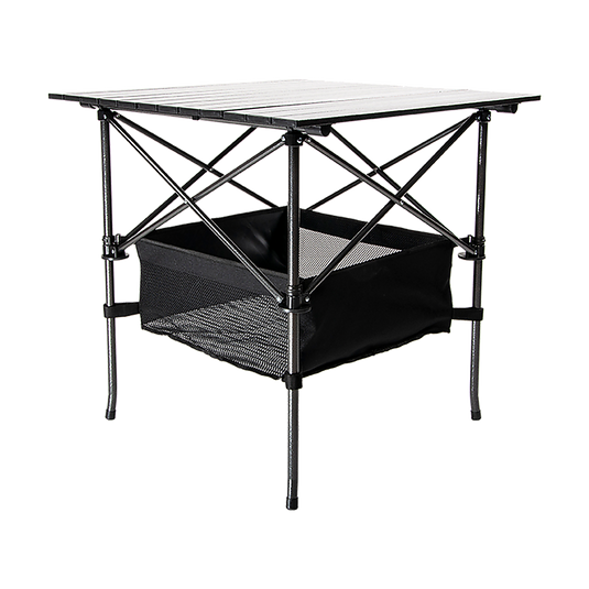 Folding Collapsible Camping Table - Heavy Duty Steel & Aluminium