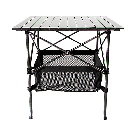 Folding Collapsible Camping Table - Heavy Duty Steel & Aluminium