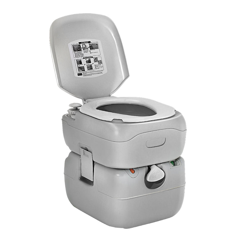 Load image into Gallery viewer, Weisshorn 22L Portable Camping Toilet Outdoor Flush Potty Boating

