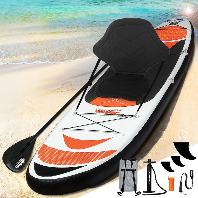 Load image into Gallery viewer, Weisshorn Stand Up Paddle Board 11FT Inflatable SUP Surfborads 15CM Thick
