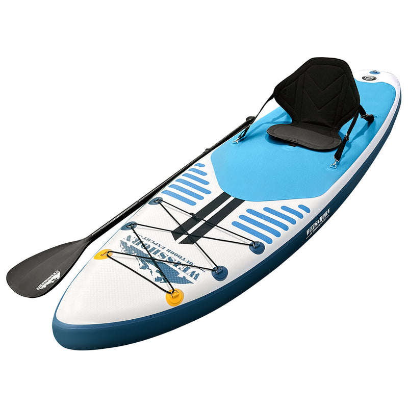 Load image into Gallery viewer, Weisshorn Stand Up Paddle Board 10.6ft Inflatable SUP Surfboard Paddleboard Kayak Surf Blue
