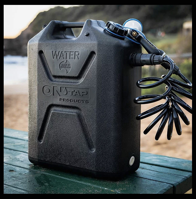 OnTap Portable Shower Black Edition Beach2Bush Offgrid Touring