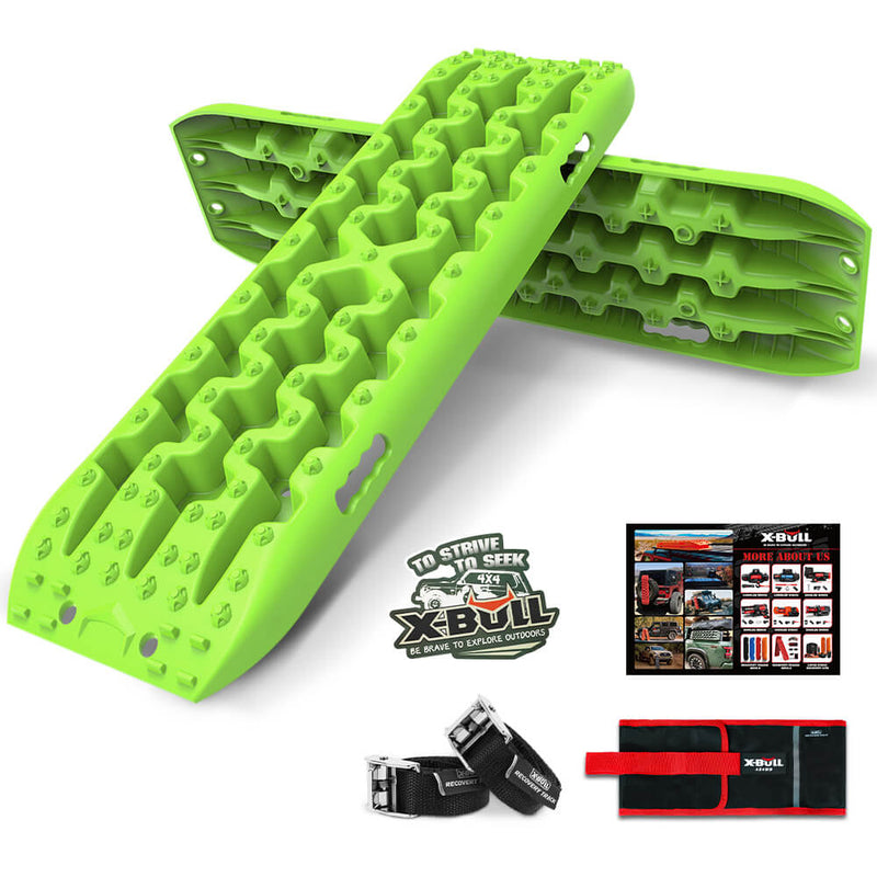 Load image into Gallery viewer, X-BULL Recovery tracks kit Boards Sand Mud Trucks 6pcs strap mounting 4x4 Sand Snow Car green GEN3.0

