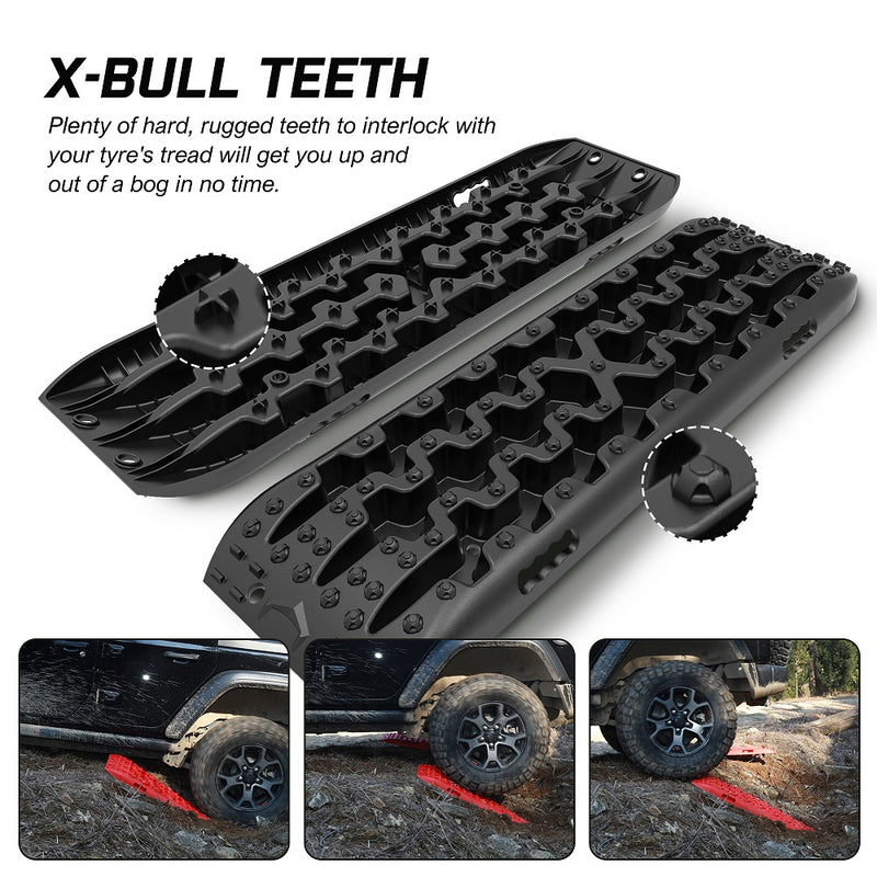 Load image into Gallery viewer, X-BULL Recovery tracks Sand tracks KIT Carry bag mounting pin Sand/Snow/Mud 10T 4WD-black Gen3.0
