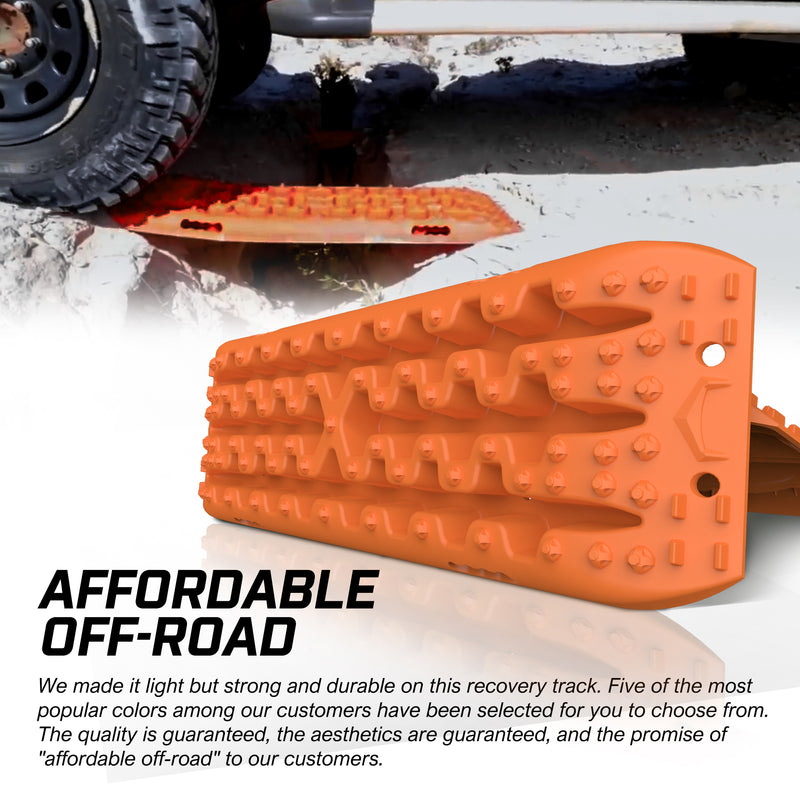 Load image into Gallery viewer, X-BULL Recovery tracks Sand tracks KIT Carry bag mounting pin Sand/Snow/Mud 10T 4WD-Orange Gen3.0

