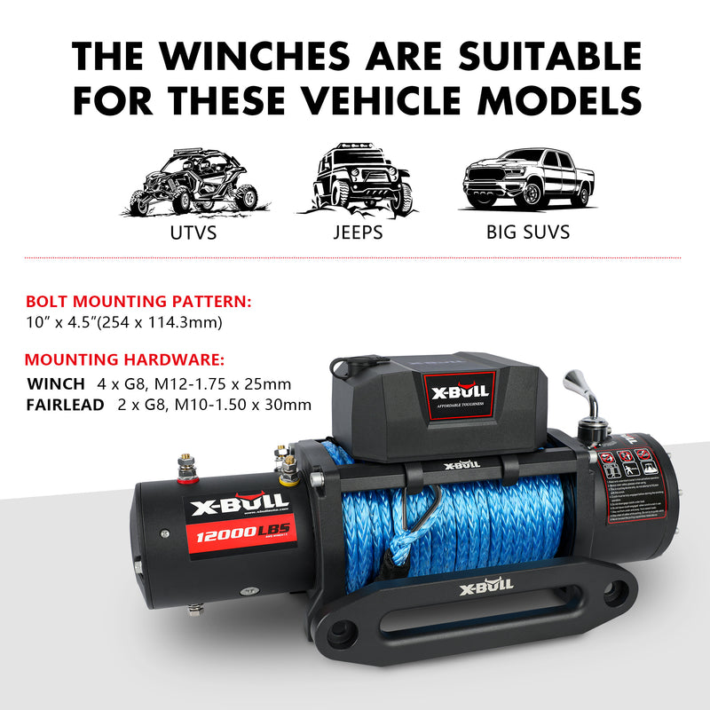 Load image into Gallery viewer, X-BULL Electric Winch 12V 12000LBS/5454kg
