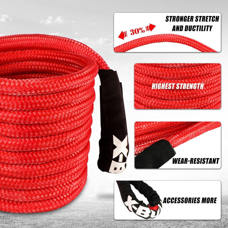 Load image into Gallery viewer, X-BULL Kinetic Rope 25mm x 9m Snatch Strap Recovery Kit Dyneema Tow Winch

