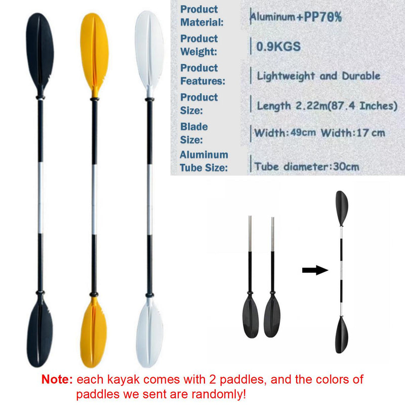 Load image into Gallery viewer, Crystal Clear Kayak with Random Color Paddles
