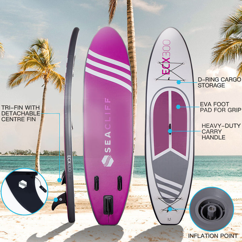 Load image into Gallery viewer, SEACLIFF 10ft Stand Up Paddleboard Paddle Board SUP Inflatable Standing Blow 10&#39;
