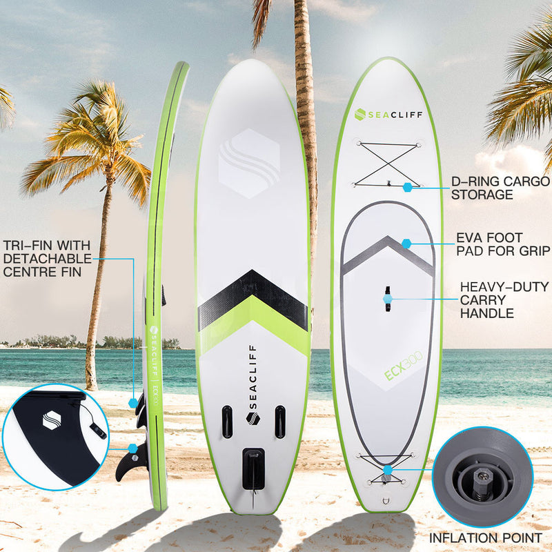 Load image into Gallery viewer, SEACLIFF 10ft Stand Up Paddleboard Paddle Board SUP Inflatable Blow Standing 10&#39;

