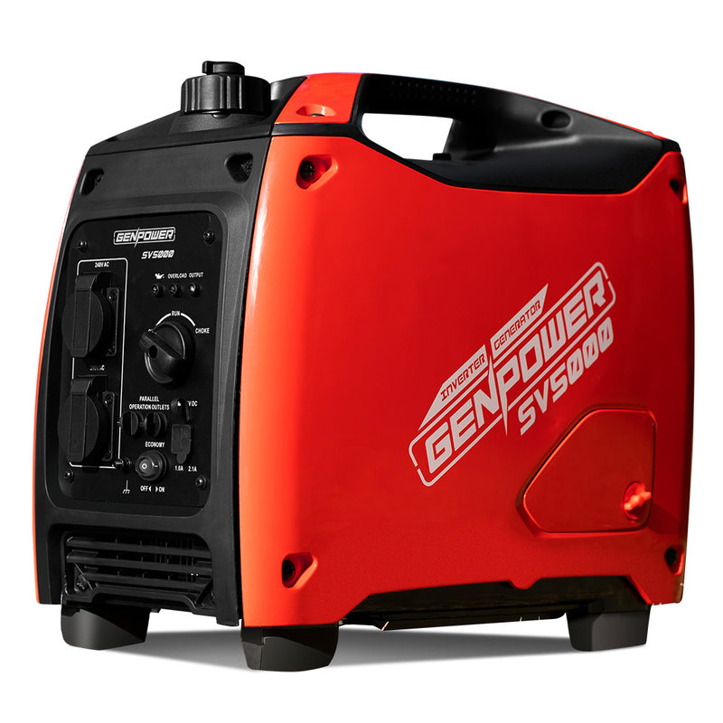 Load image into Gallery viewer, GENPOWER Inverter Generator 2600W Peak Pure Sine Portable Camping Petrol Rated
